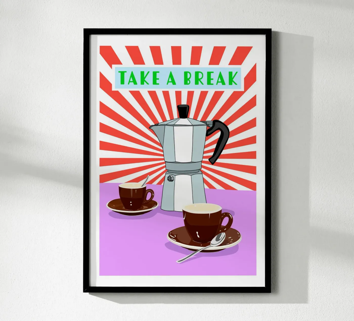 Take a Break Poster von Limo und Mo