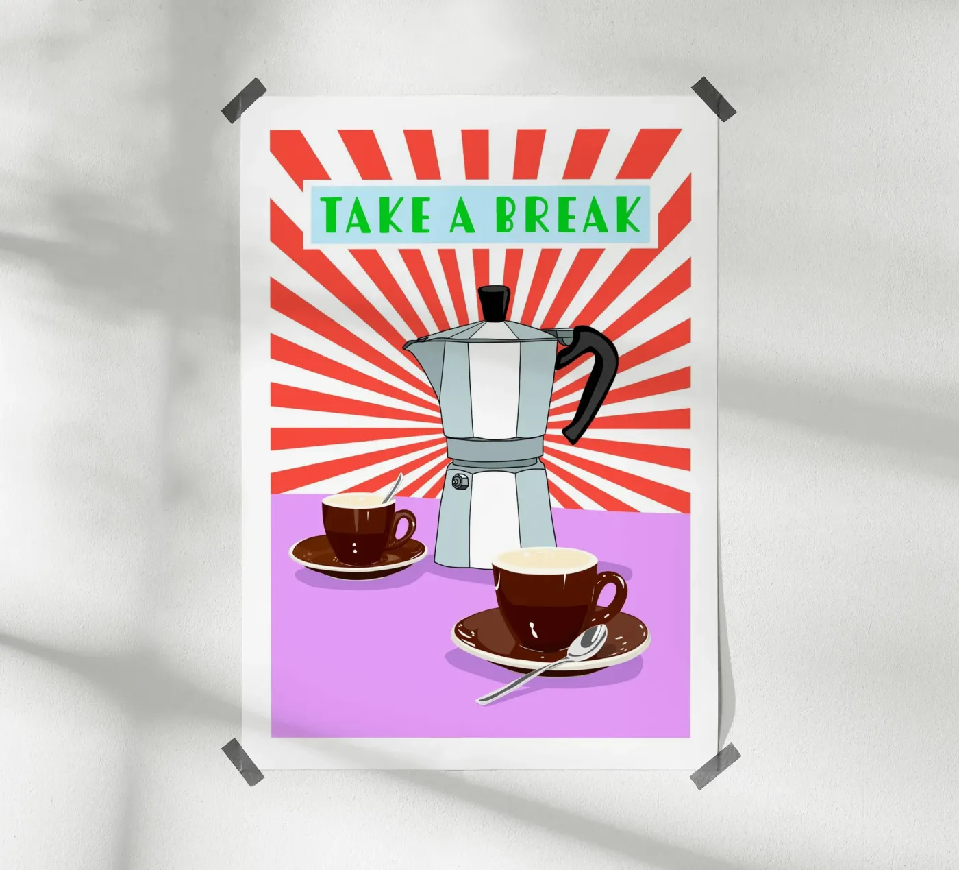 Take a Break Poster von Limo und Mo