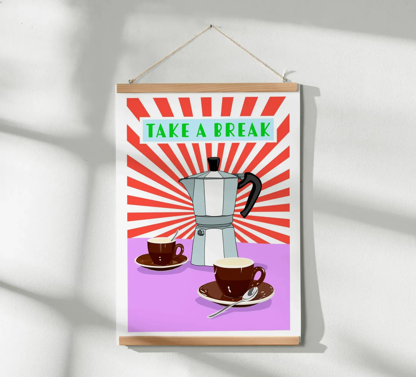 Take a Break Poster von Limo und Mo