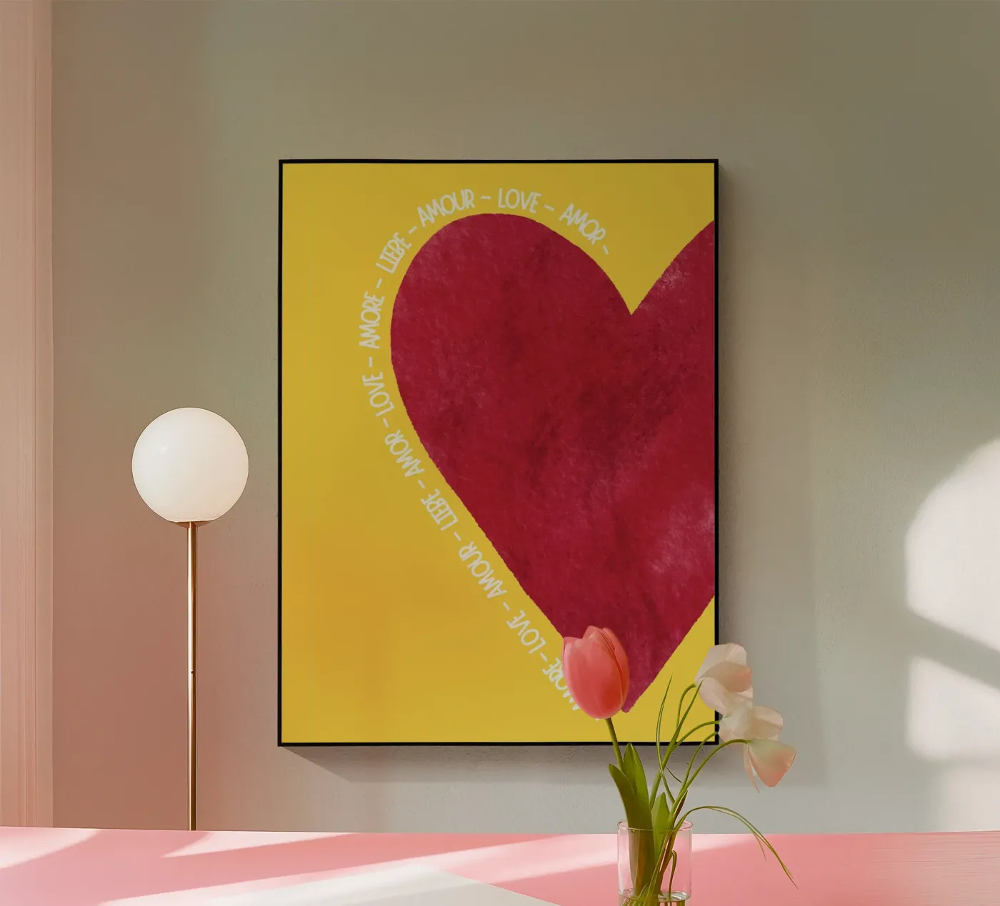 Amour plexiglas de Poppya