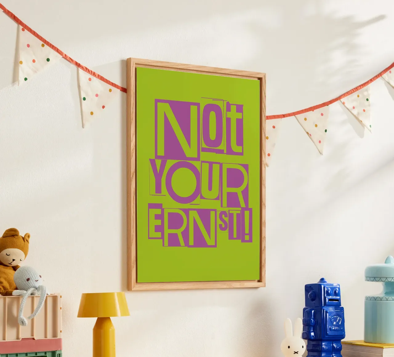 Not your Ernst plexiglass da Typografik