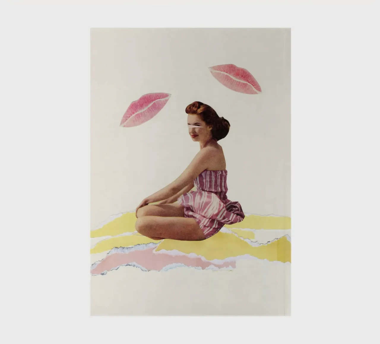 Be Mine notebook by Cassia Beck Collage