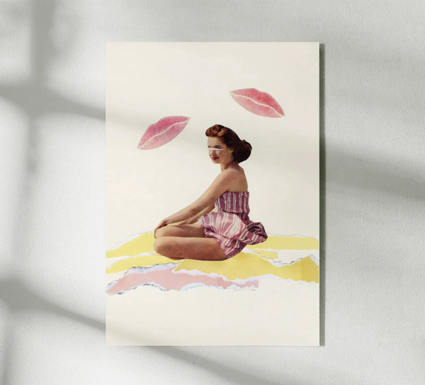 Be Mine plexiglass da Cassia Beck Collage