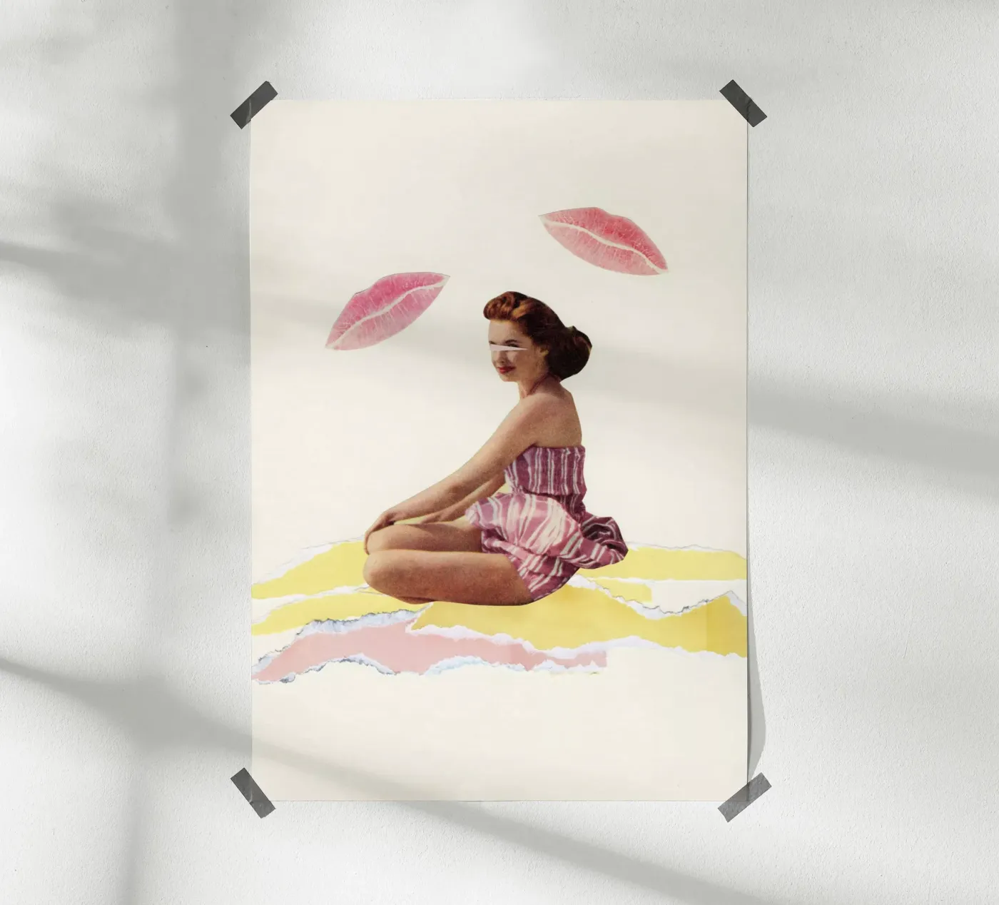 Be Mine poster da Cassia Beck Collage