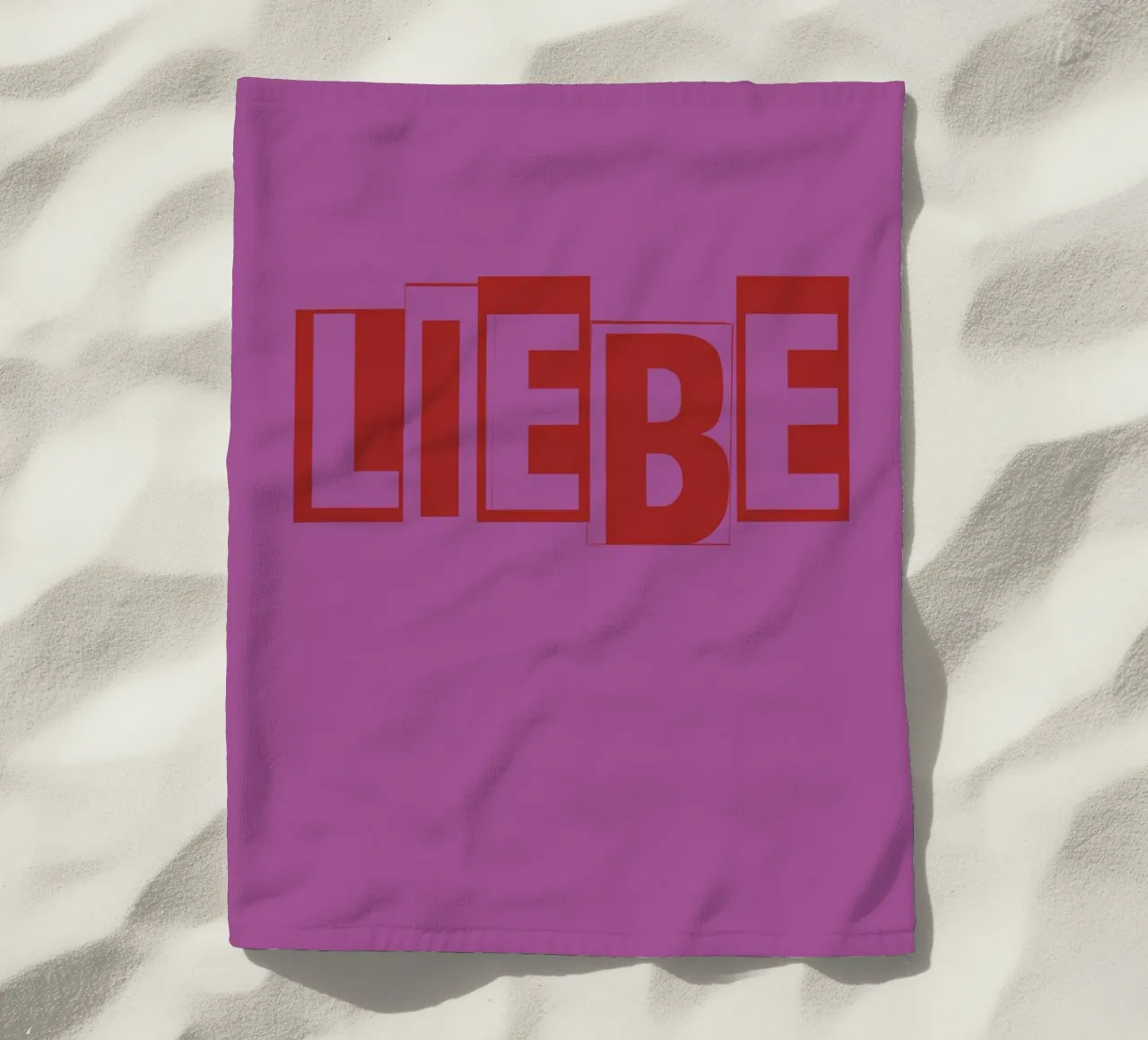 Liebe telo mare da Typografik