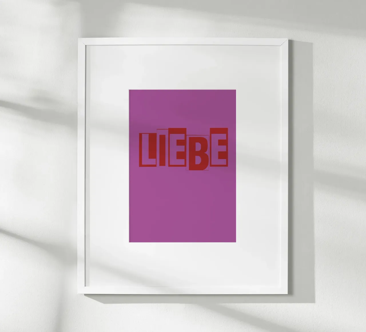 Liebe poster da Typografik