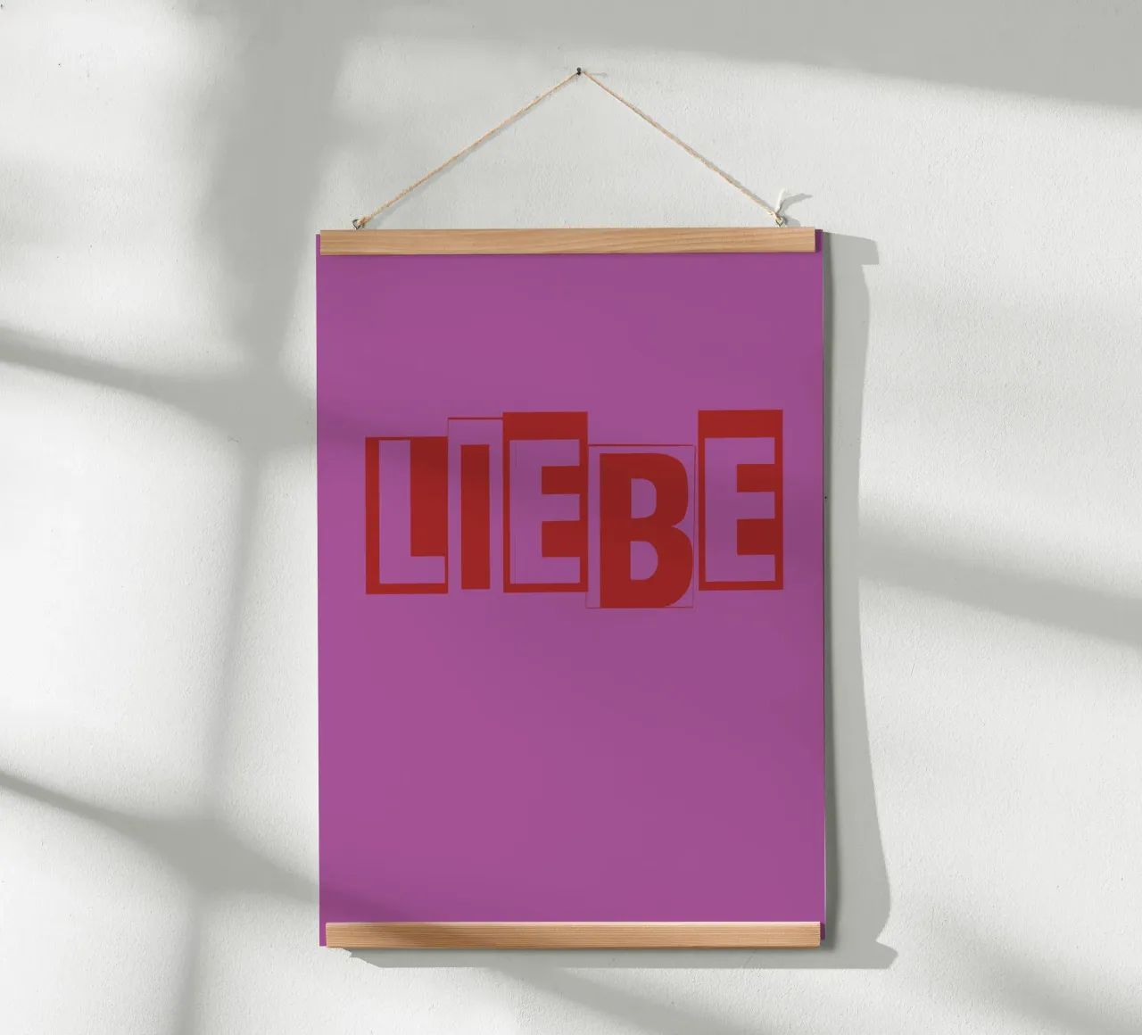 Liebe poster da Typografik