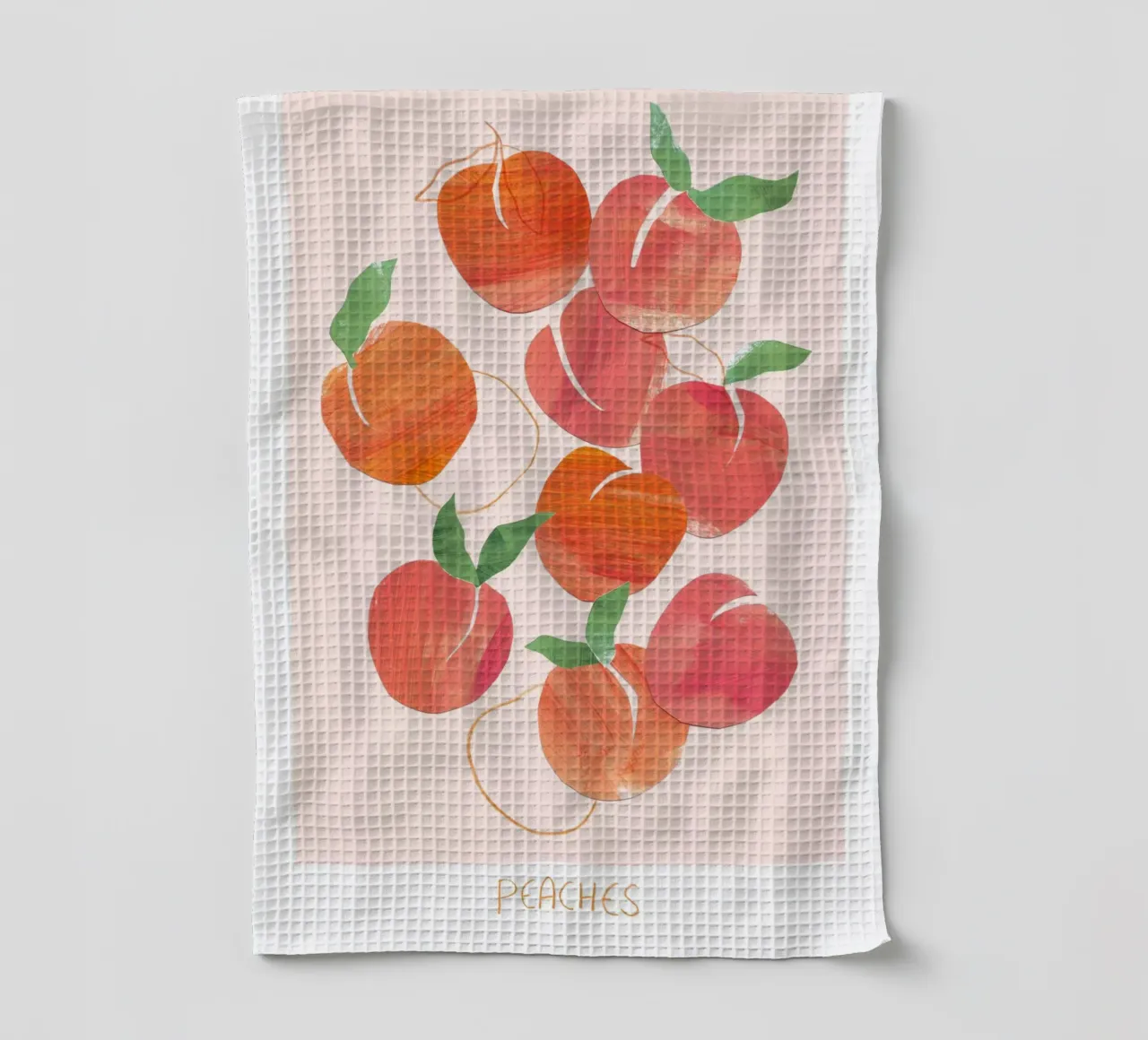 Peaches canovaccio da cucina da Farina Kuklinski