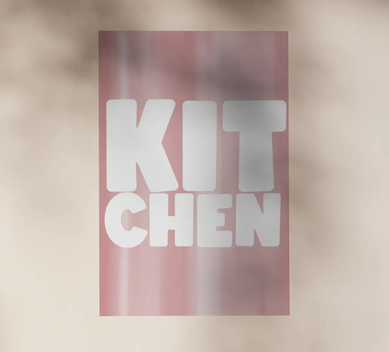 CUCINA pellicola backlit da Bold Type Co.