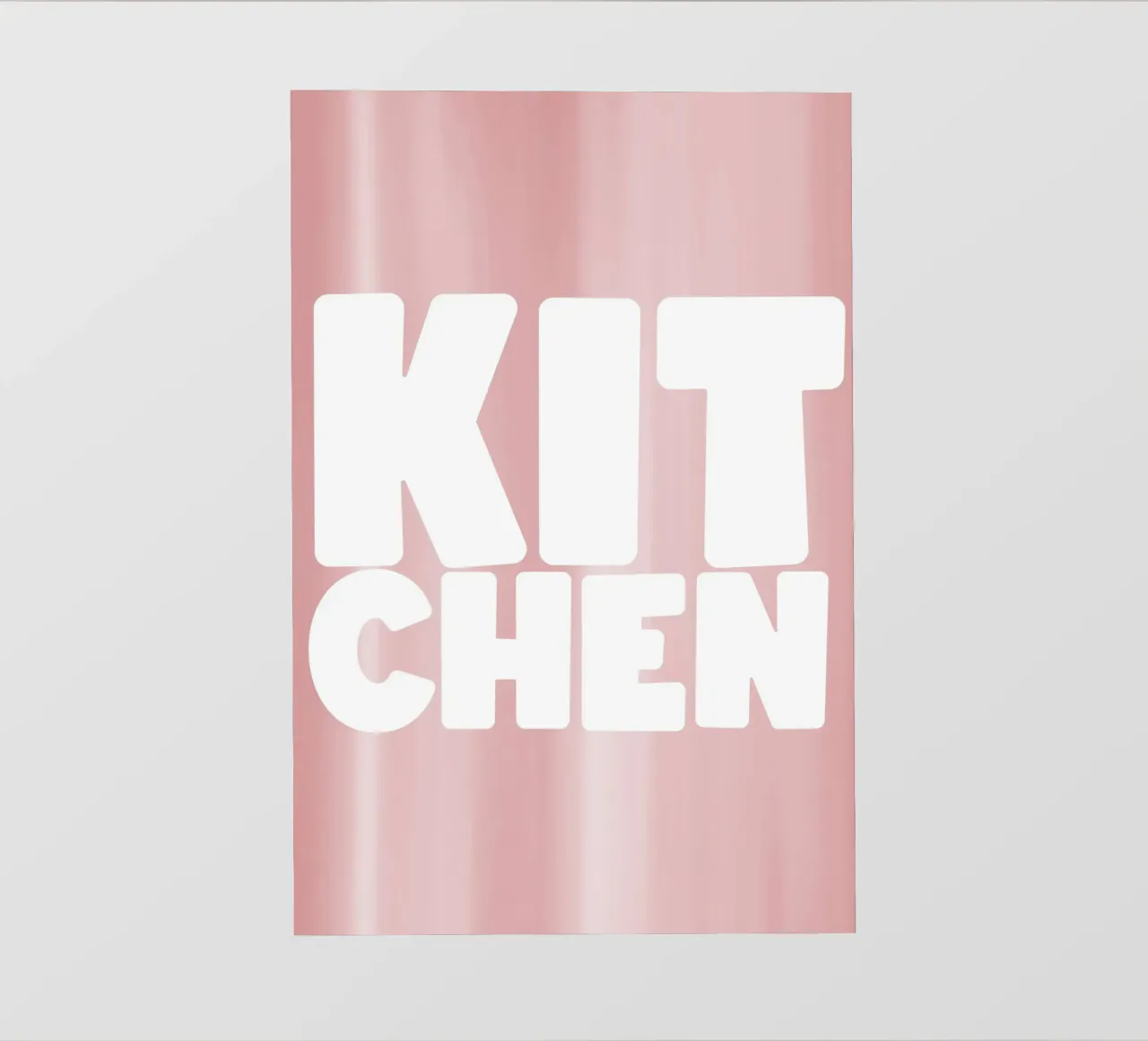 CUCINA pellicola backlit da Bold Type Co.