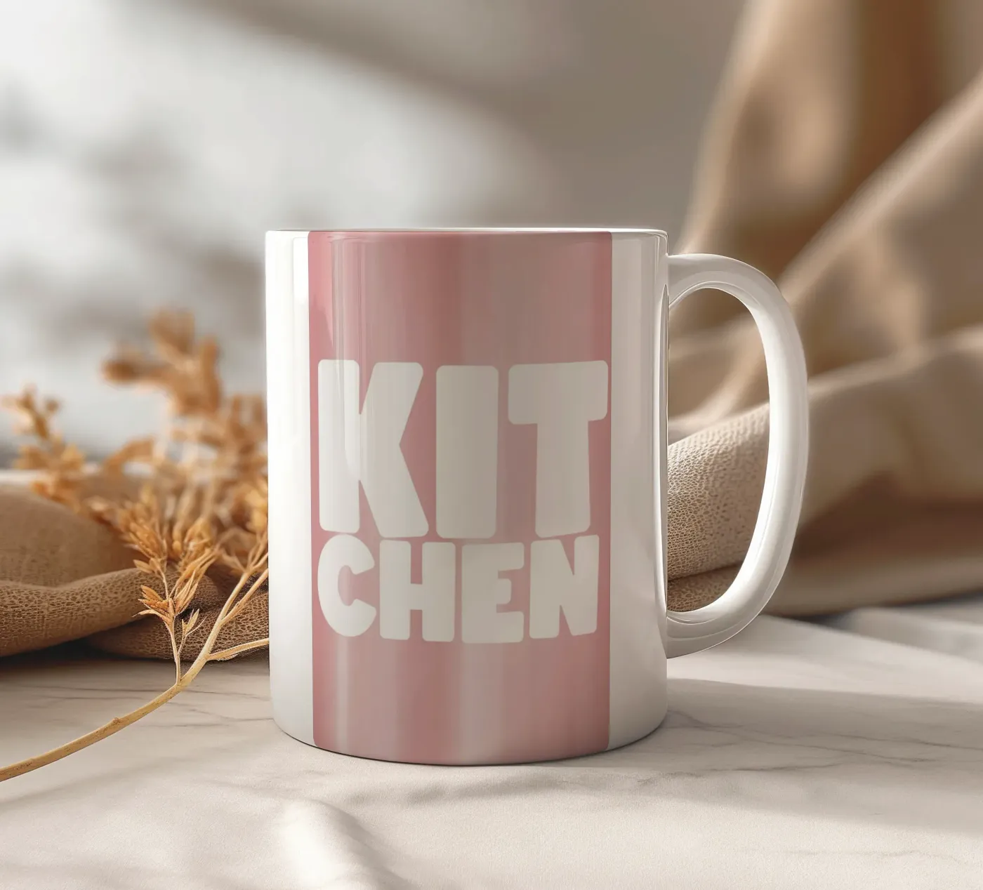 KITCHEN ceramic mug by Bold Type Co.