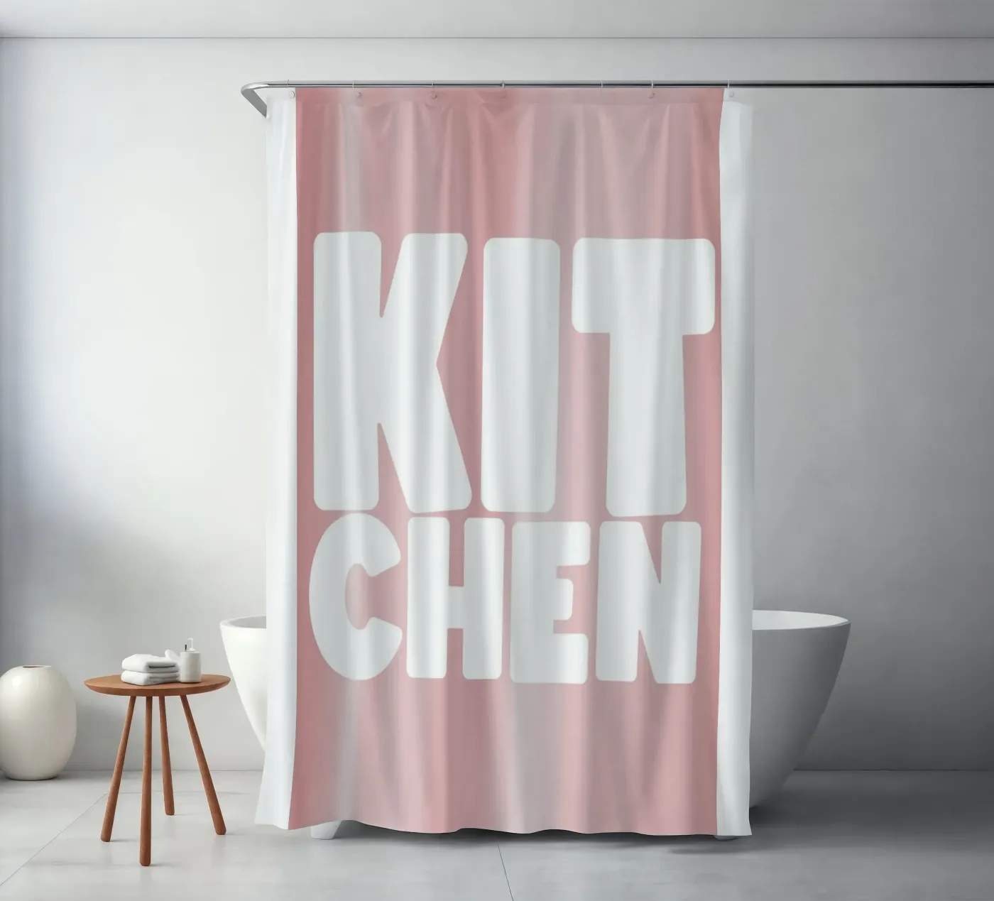 KÜCHE Duschvorhang von Bold Type Co.