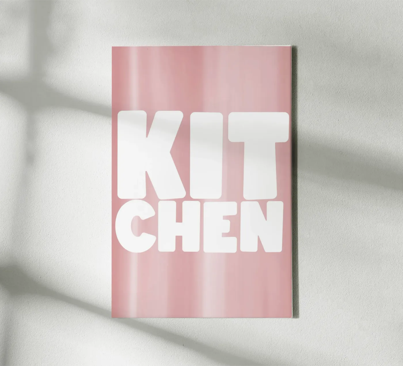 KITCHEN Leinwand von Bold Type Co.