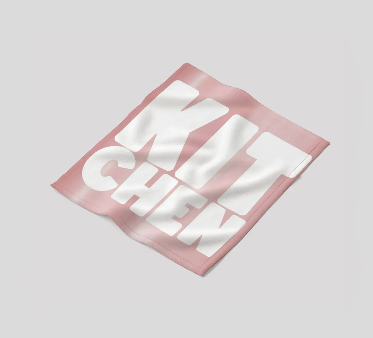 KITCHEN fleece blanket by Bold Type Co.