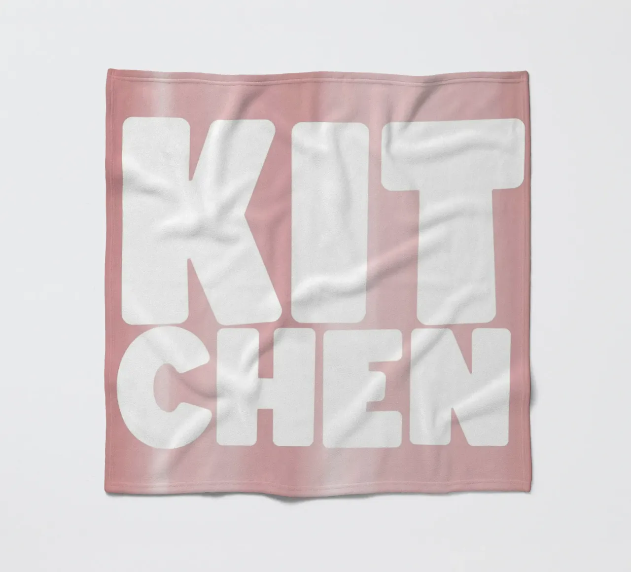 KITCHEN fleece blanket by Bold Type Co.