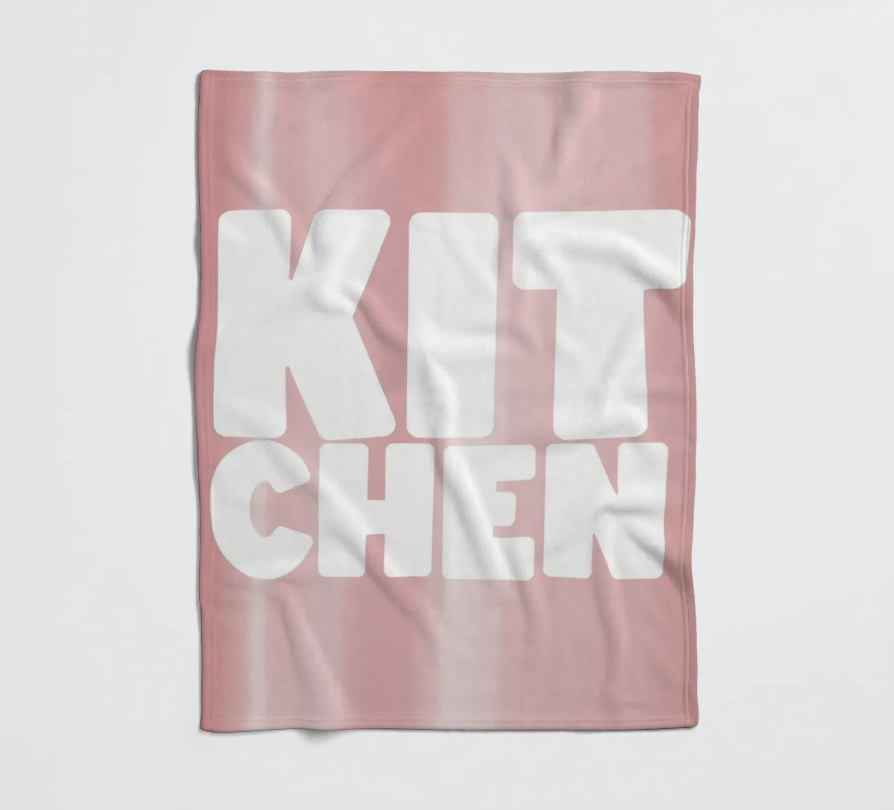 KITCHEN fleece blanket by Bold Type Co.