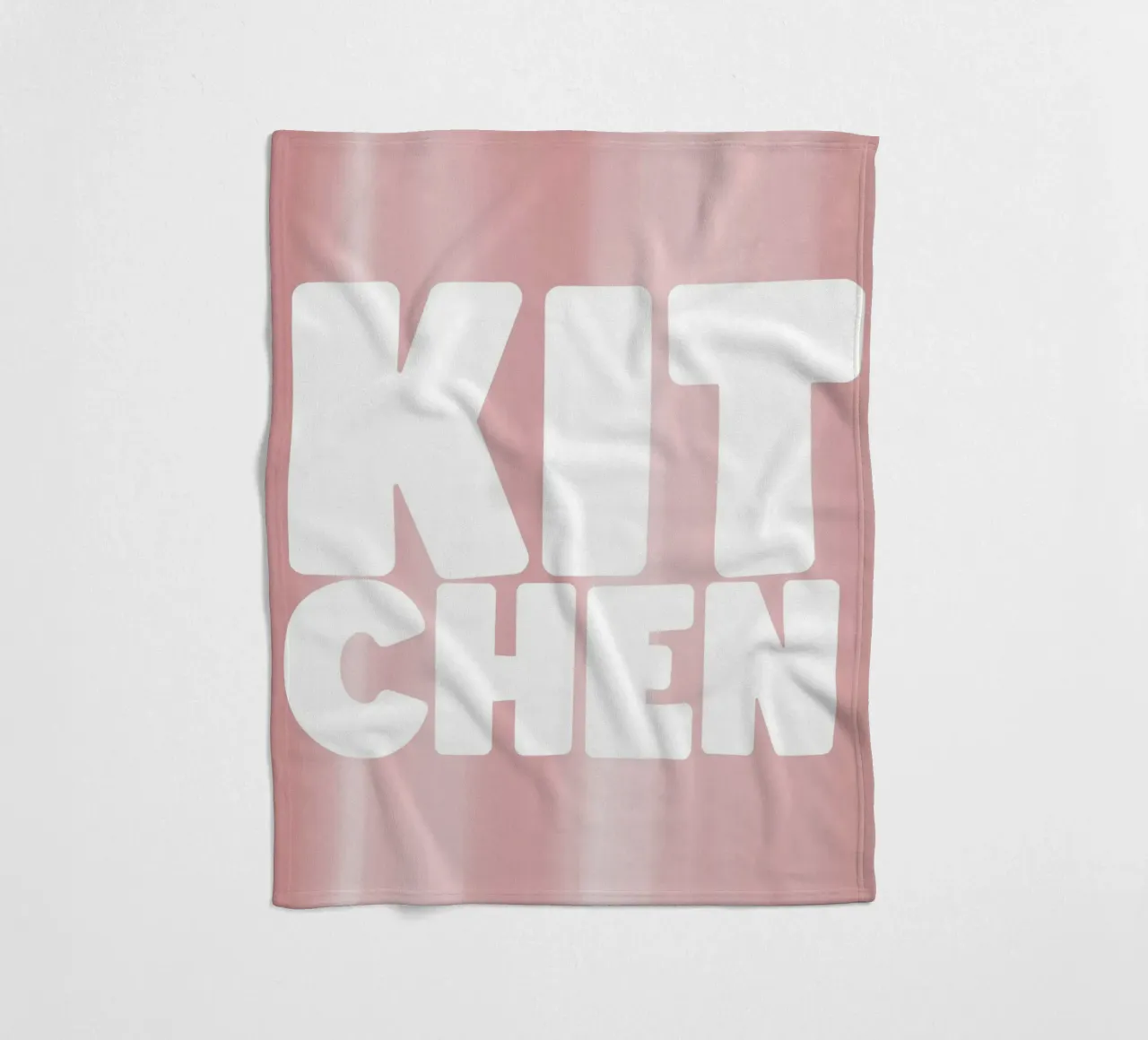 KITCHEN fleece blanket by Bold Type Co.