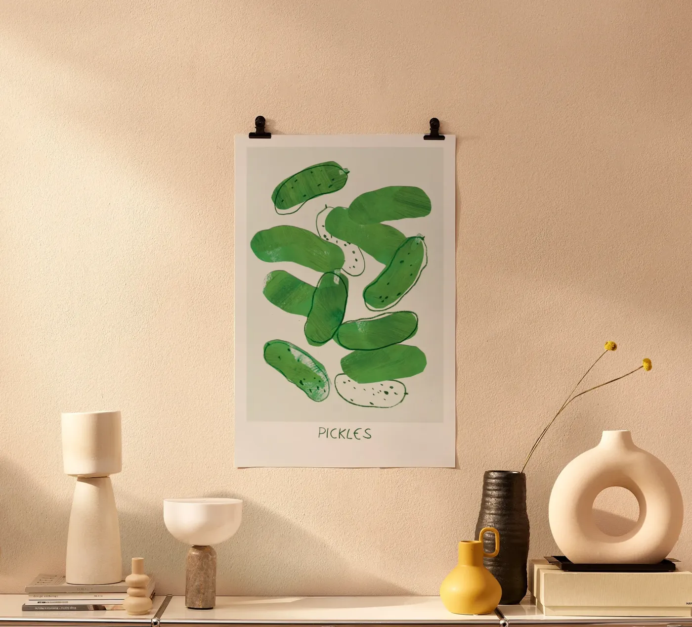 Pickles poster van Farina Kuklinski