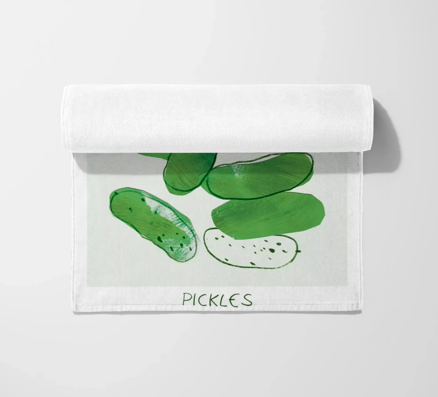 Pickles strandhanddoek van Farina Kuklinski