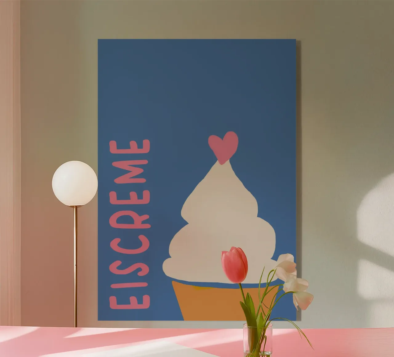 Eiscreme Acryl-Glas von SanniBee.