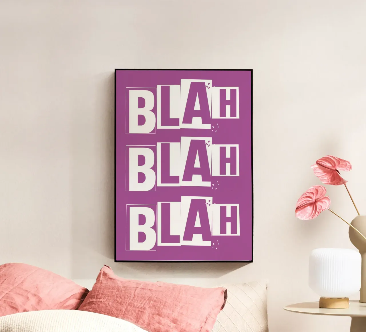 BlahBlah plexiglass da Typografik