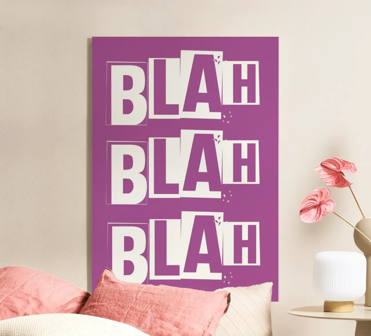 BlahBlah plexiglass da Typografik