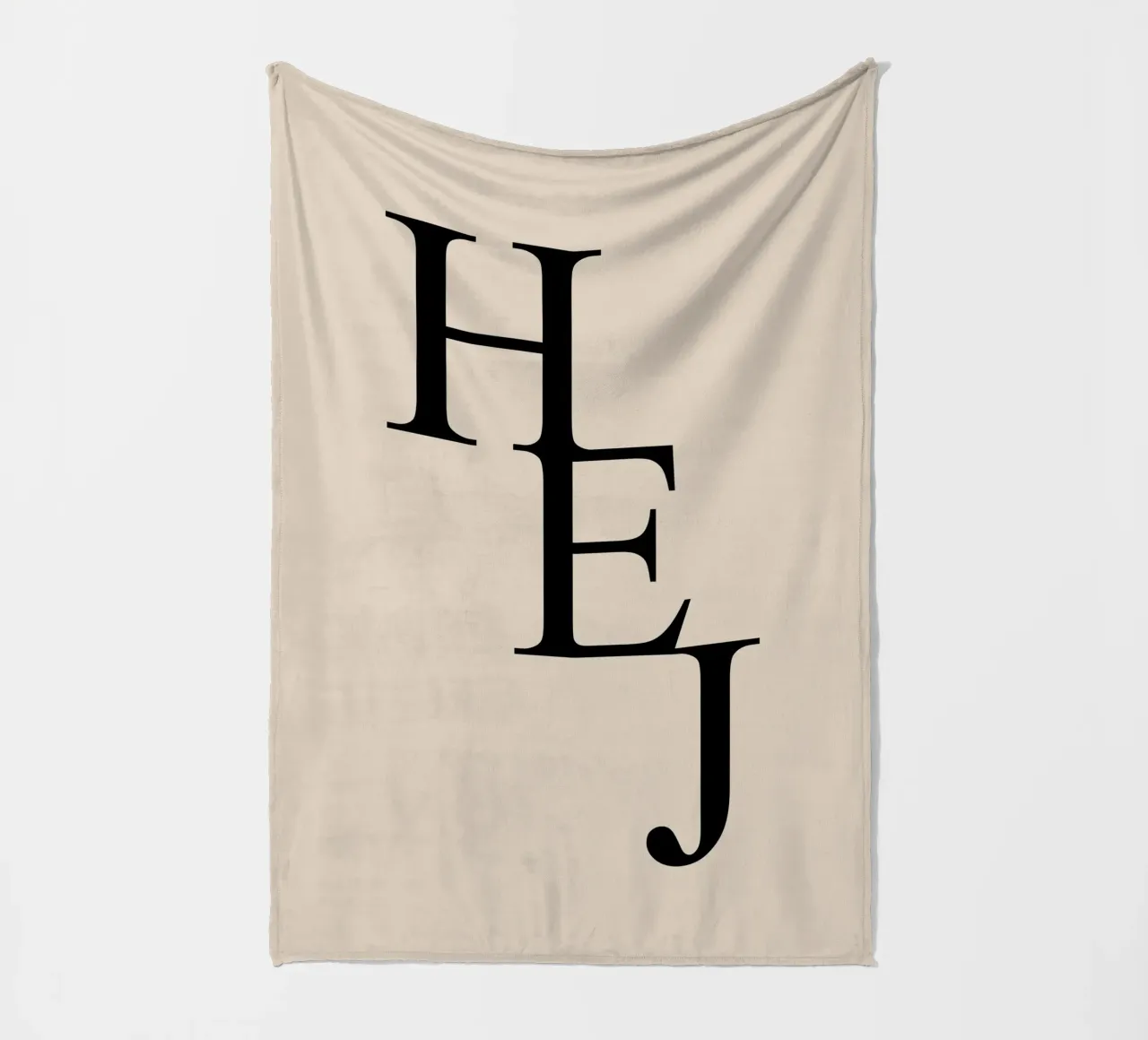 HALLO fleecedeken van Bold Type Co.