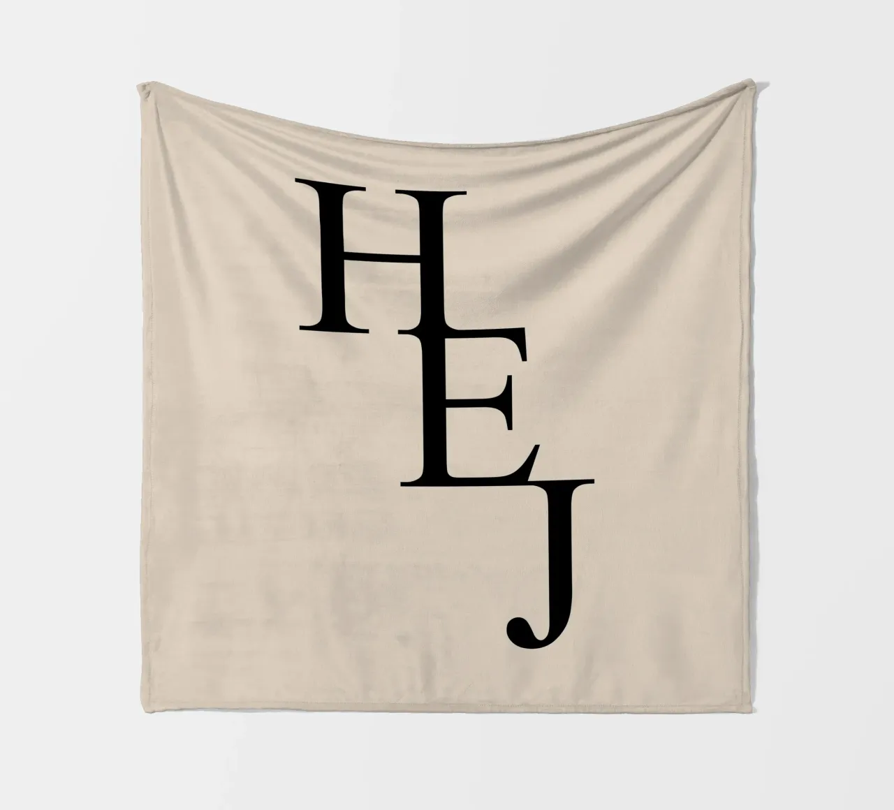 HALLO fleecedeken van Bold Type Co.