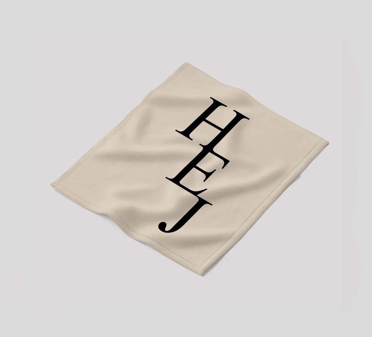 HALLO fleecedeken van Bold Type Co.