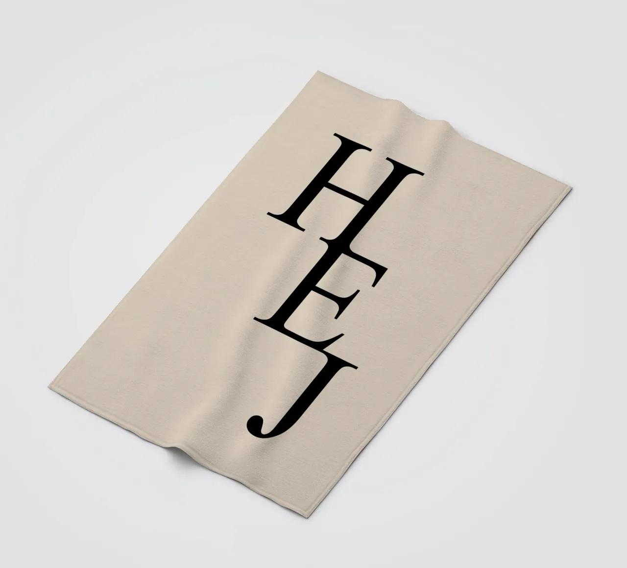 HALLO fleecedeken van Bold Type Co.