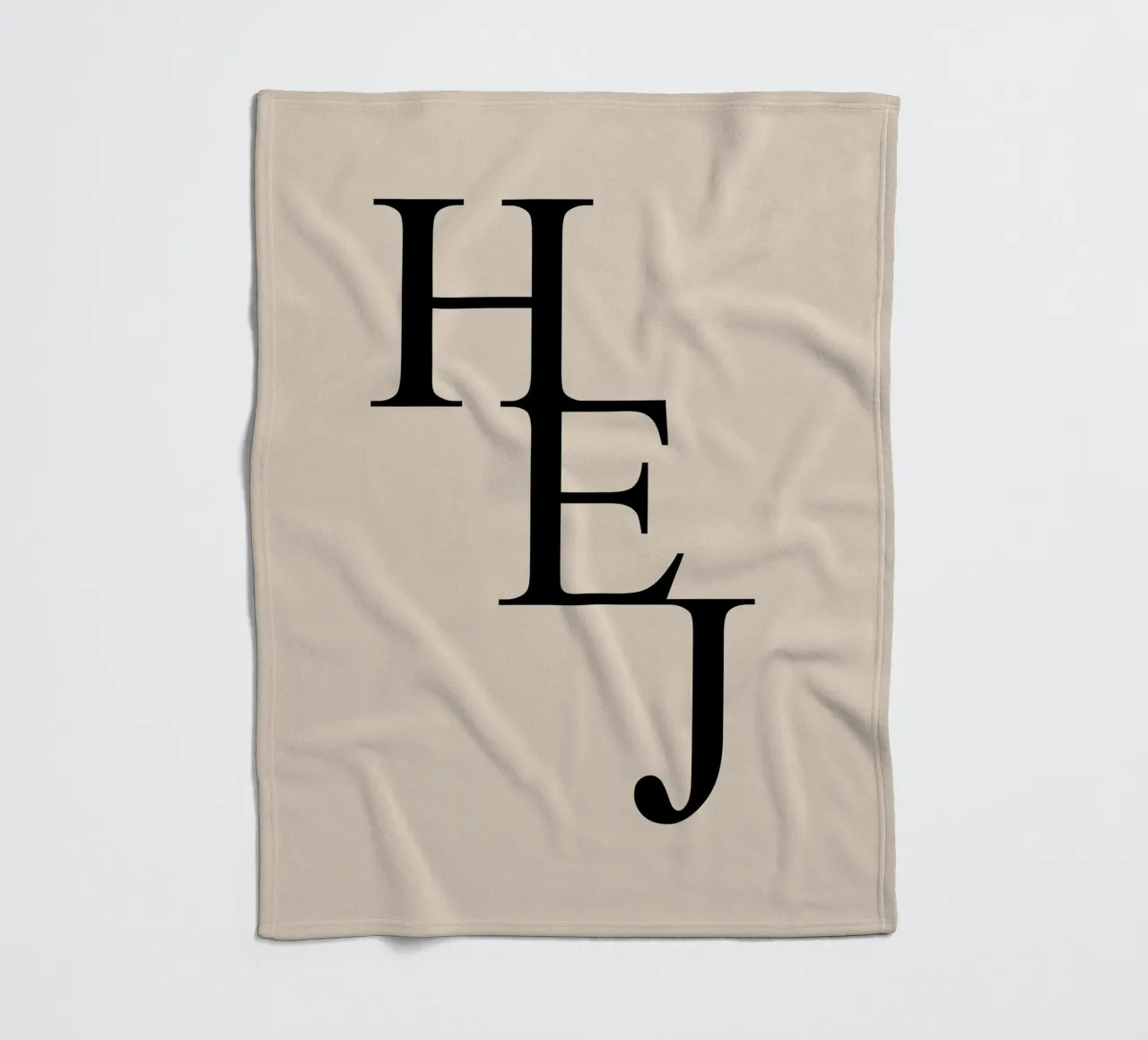 HALLO fleecedeken van Bold Type Co.