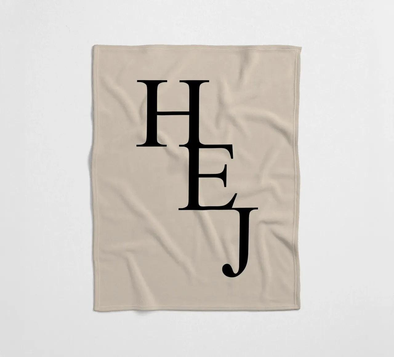 HALLO fleecedeken van Bold Type Co.