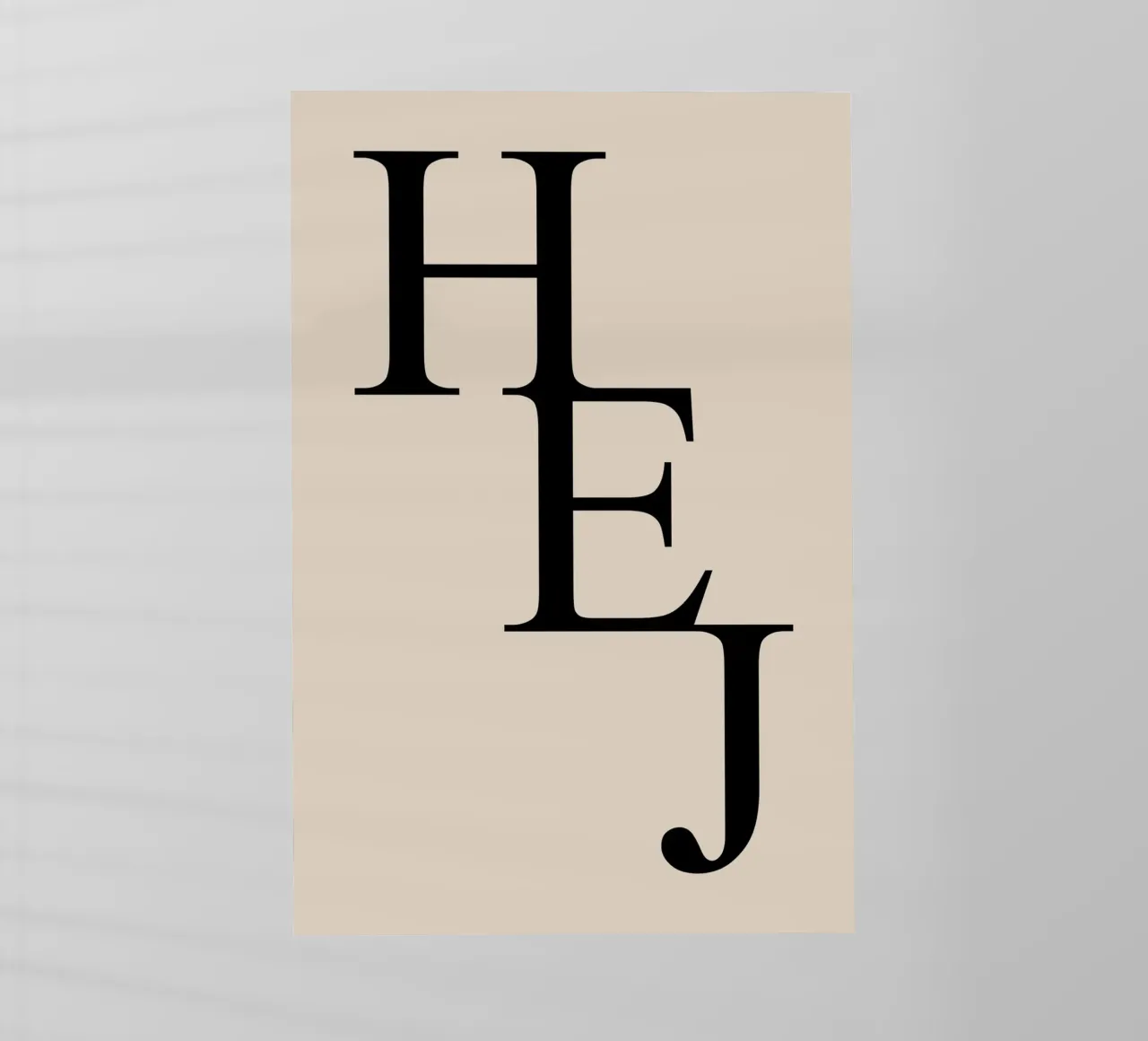 HELLO pellicola backlit da Bold Type Co.