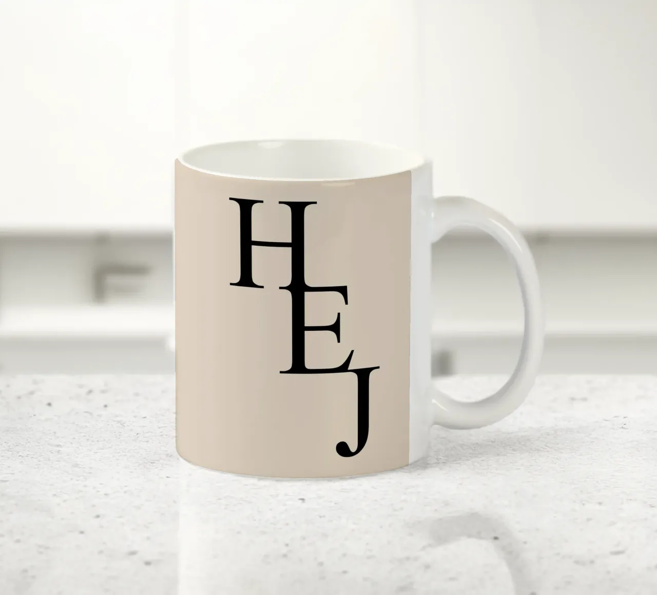 HELLO ceramic mug by Bold Type Co.
