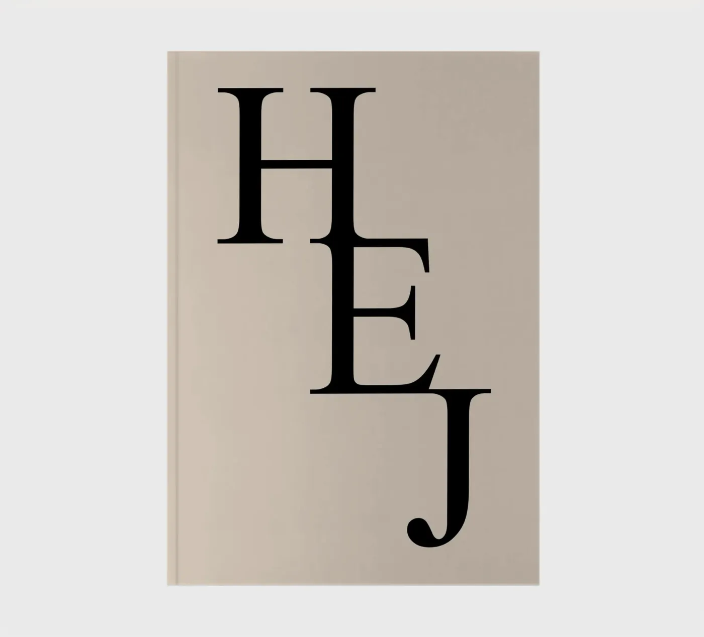 HELLO notebook by Bold Type Co.