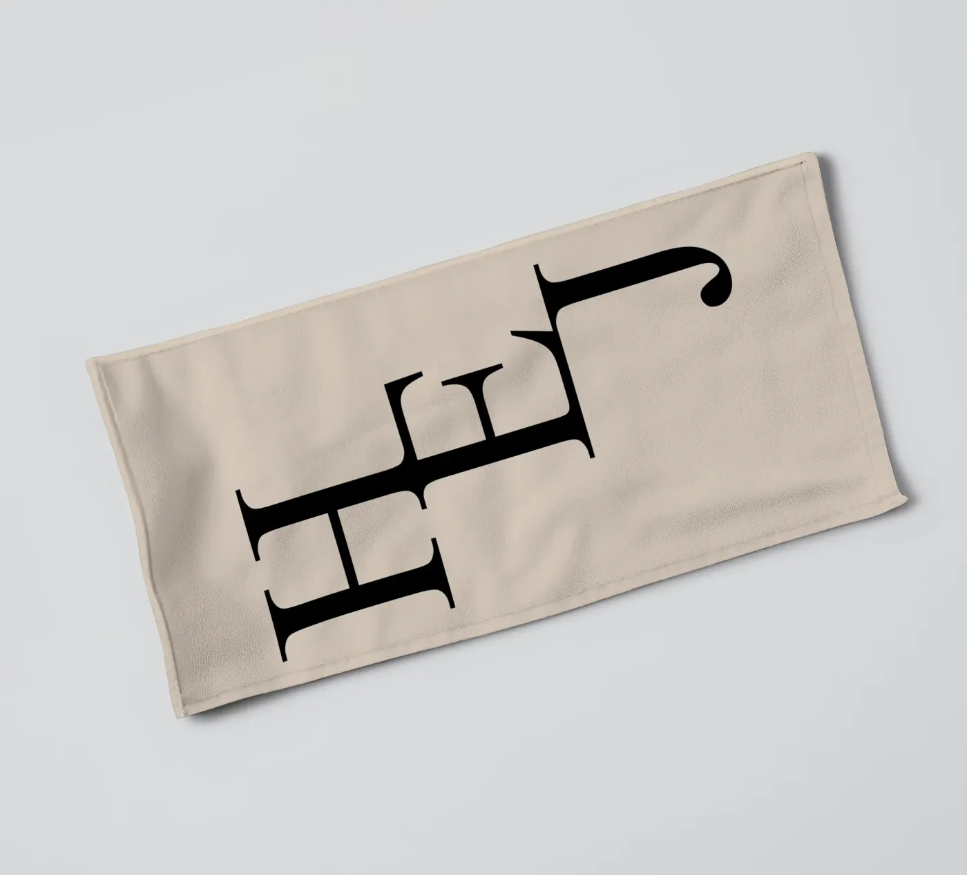 HELLO towel by Bold Type Co.