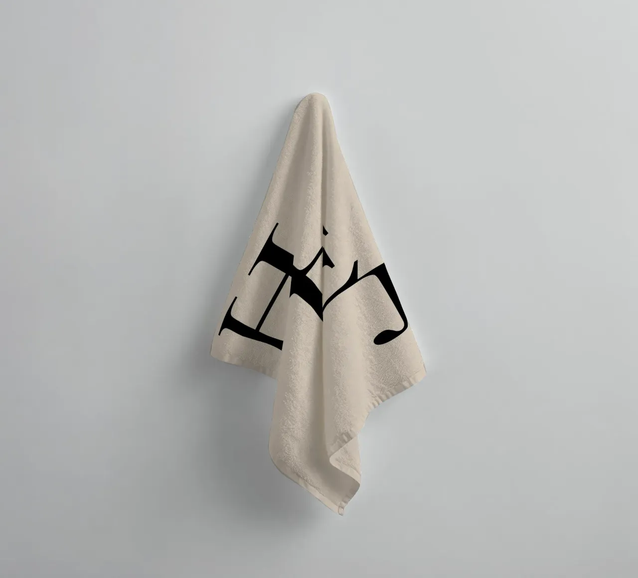 HALLO badhanddoek van Bold Type Co.