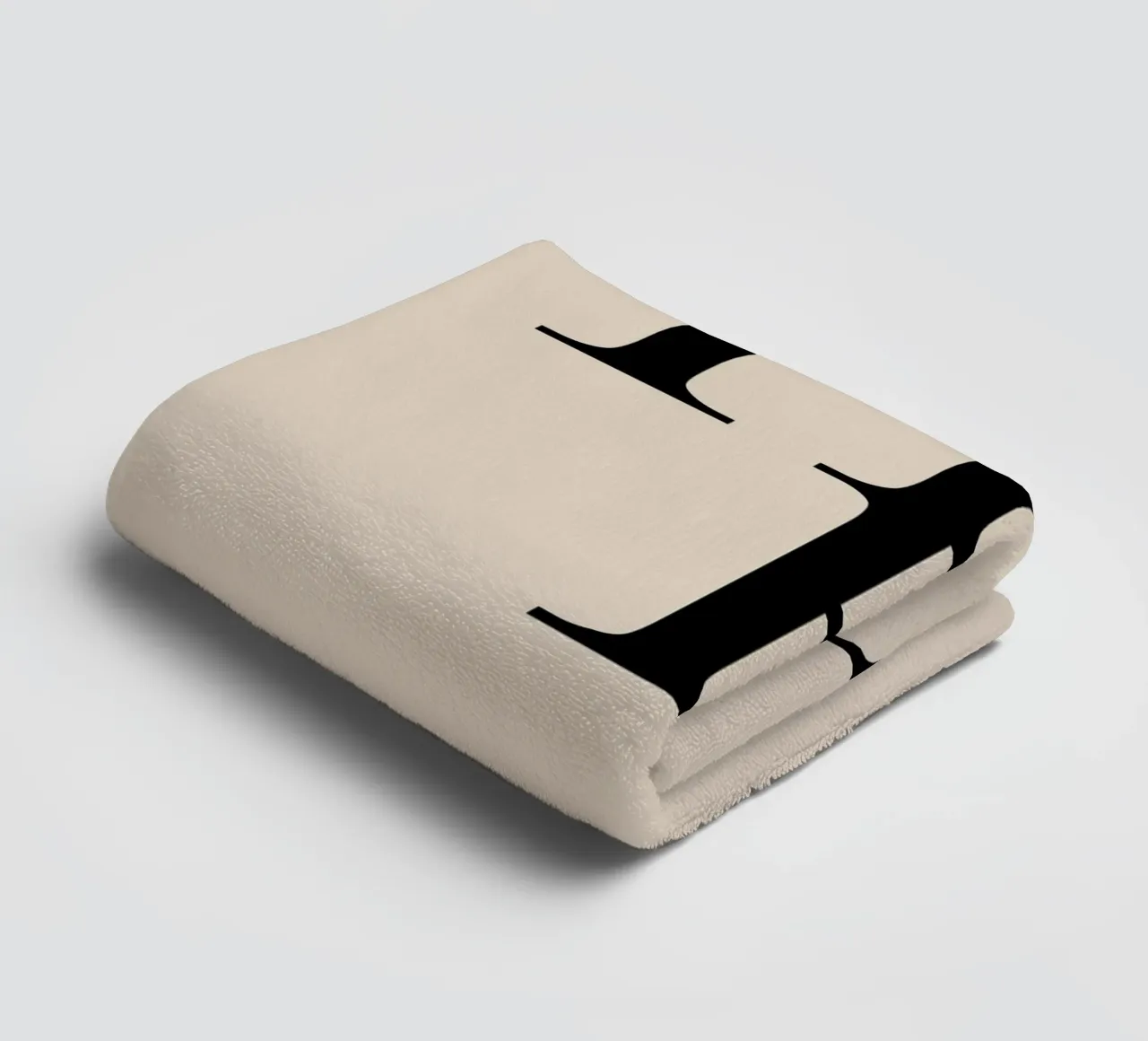 HALLO badhanddoek van Bold Type Co.