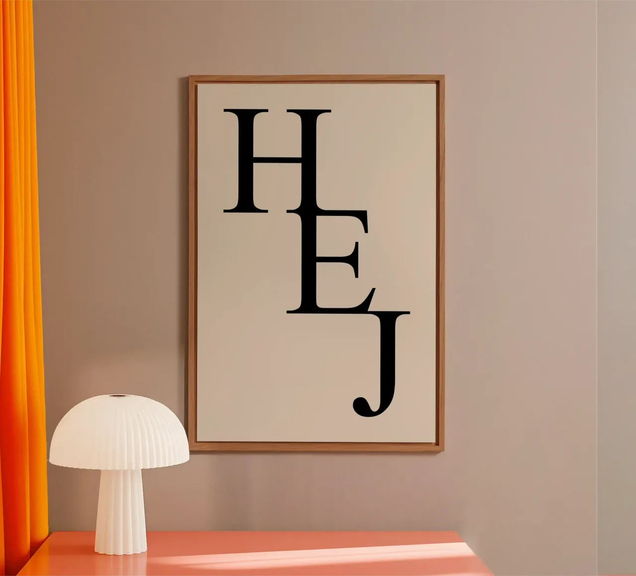 HELLO alluminio dibond da Bold Type Co.