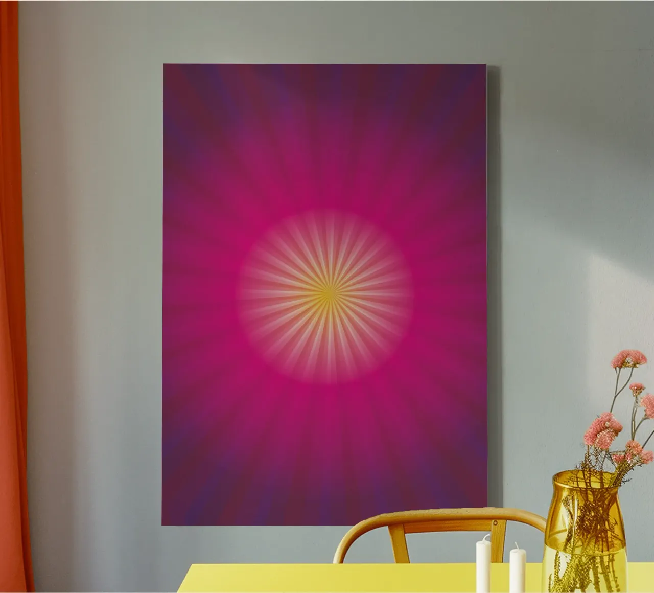 LSD Pattern Leinwand von Typografik