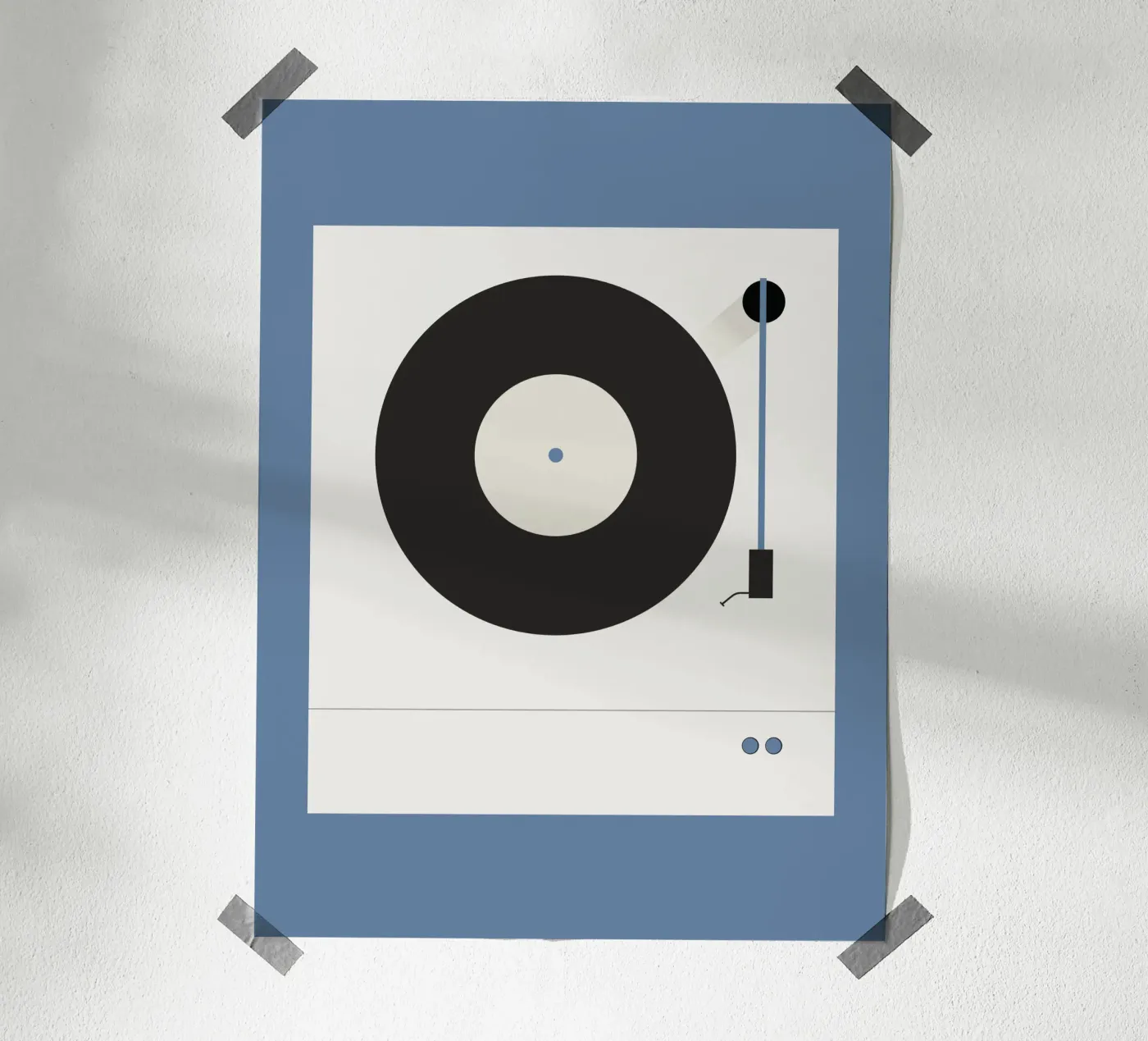 Cloud Dancer — Ultraminimal Turntable poster da DARIA IVANOVNA