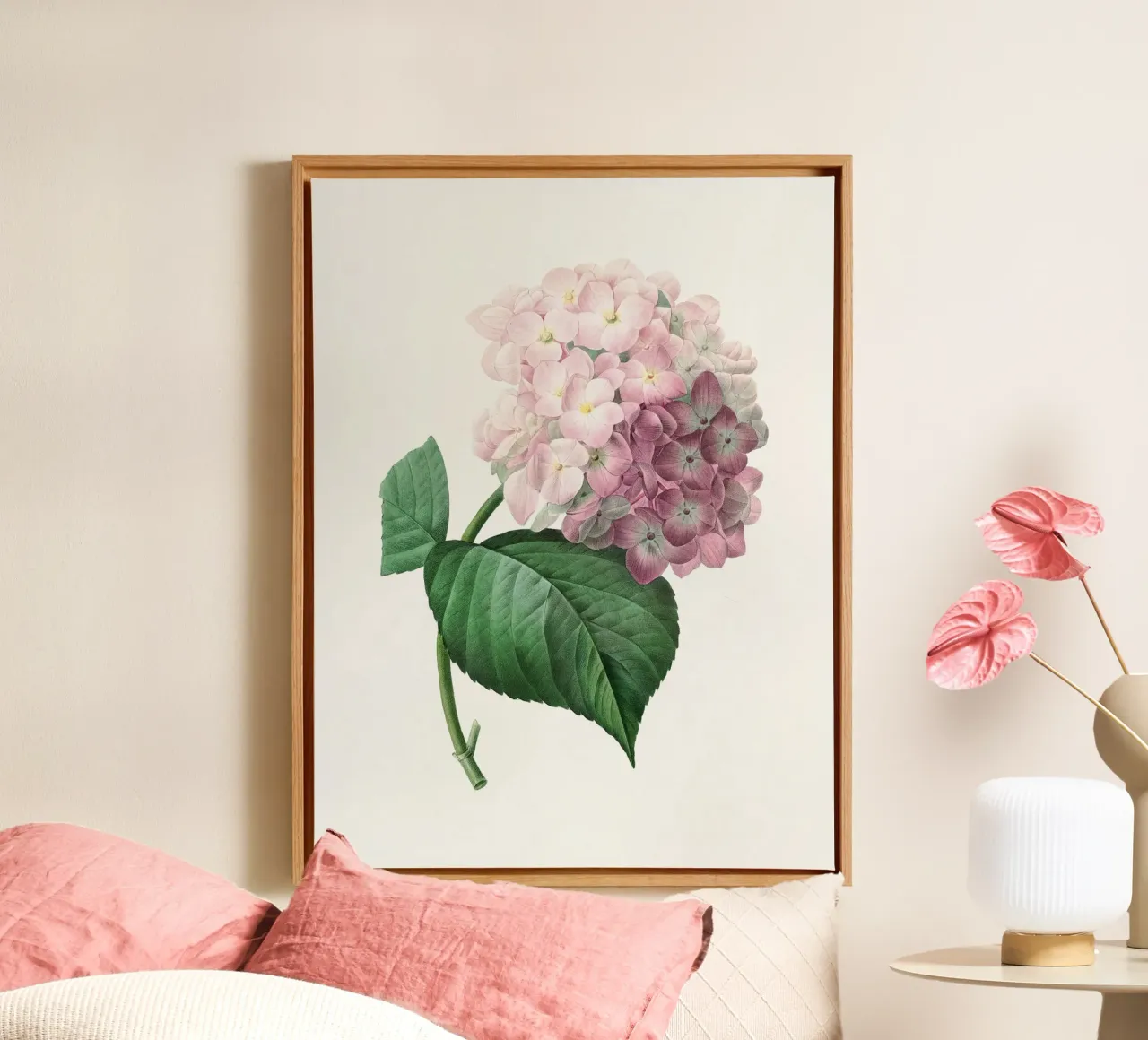 Hydrangea canvas by Botanical
