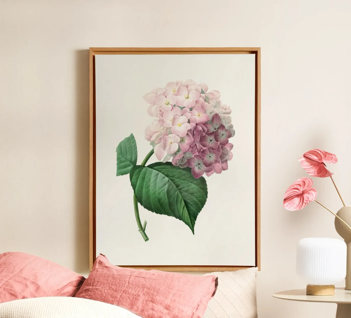 Hydrangea Leinwand von Apolo Prints