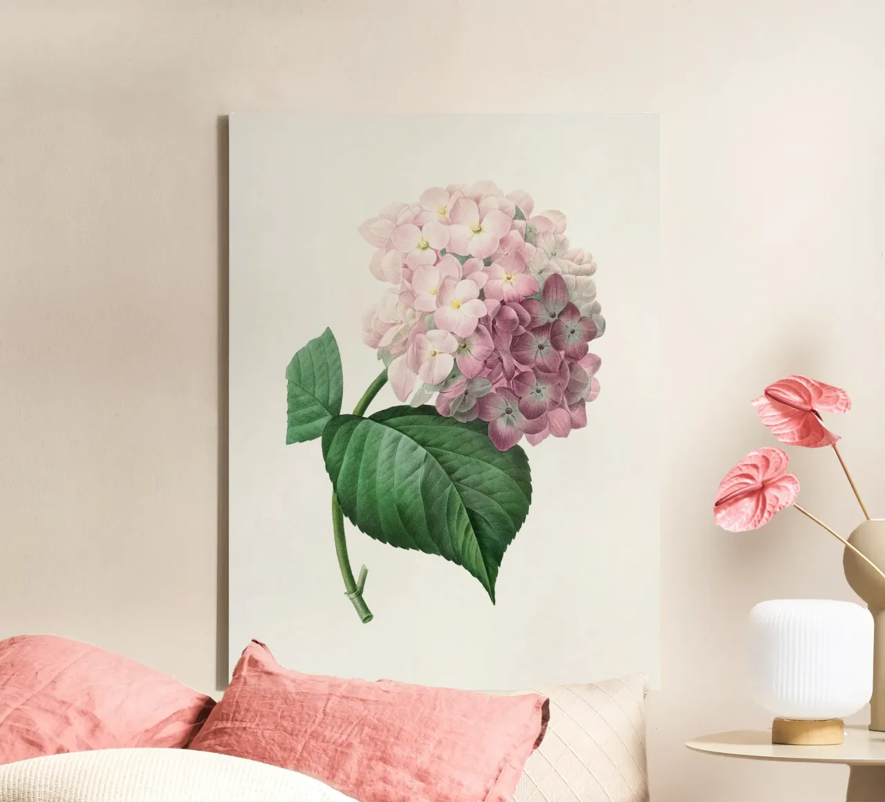 Hydrangea canvas by Botanical