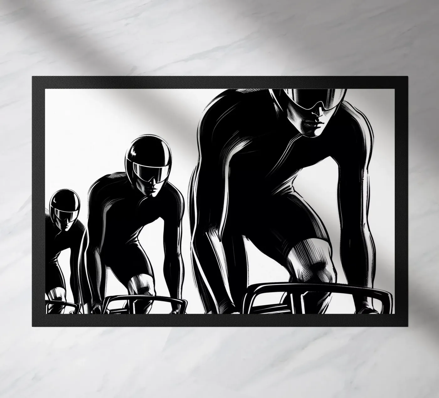 PELOTON doormat by ARTOMATIC