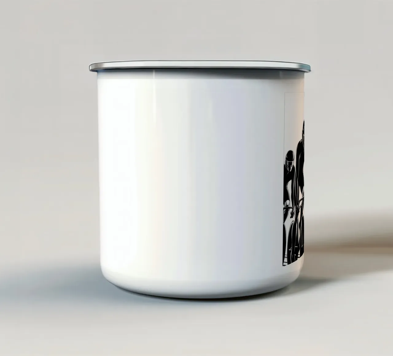 PELOTONE tazza in smalto da ARTOMATIC