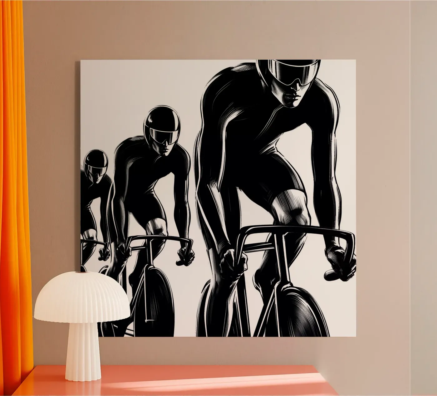 PELOTON acryl van ARTOMATIC