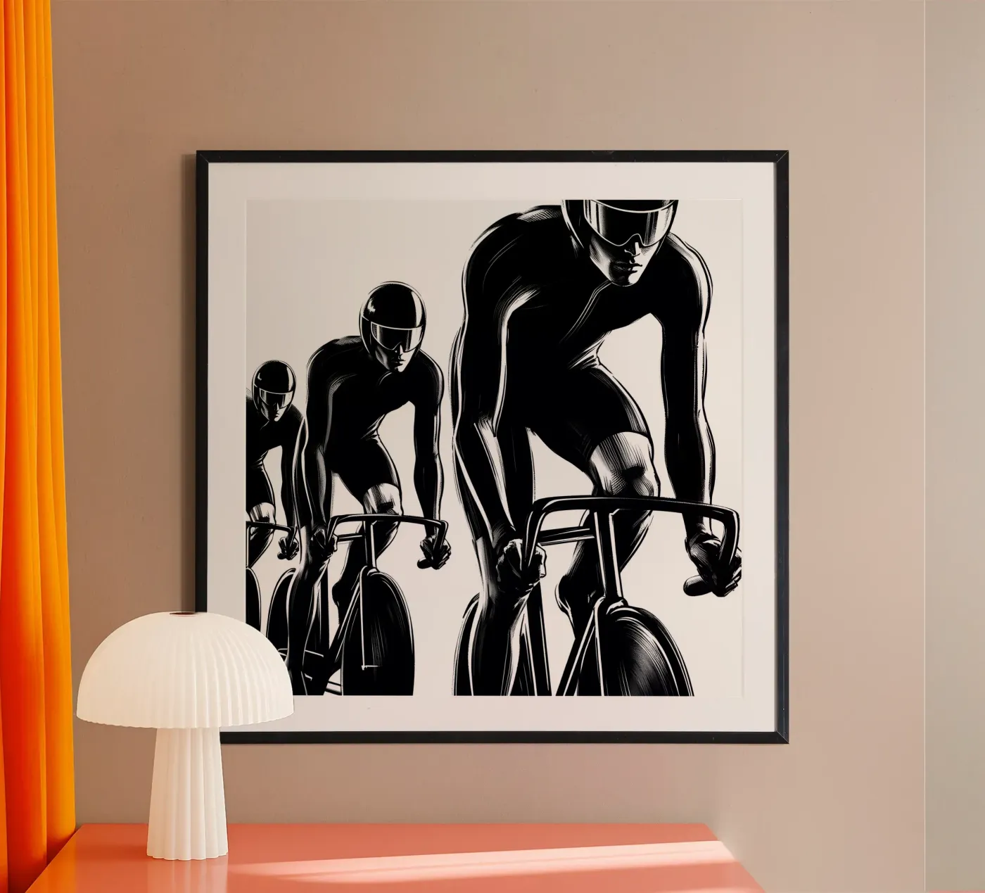 PELOTON Poster von ARTOMATIC