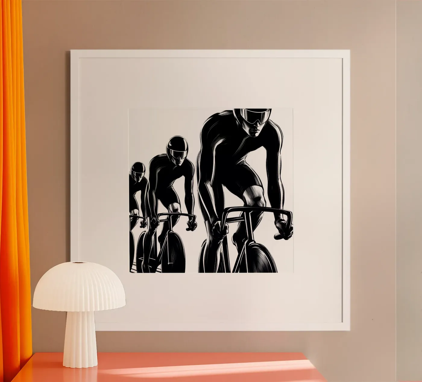 PELOTON poster by ARTOMATIC