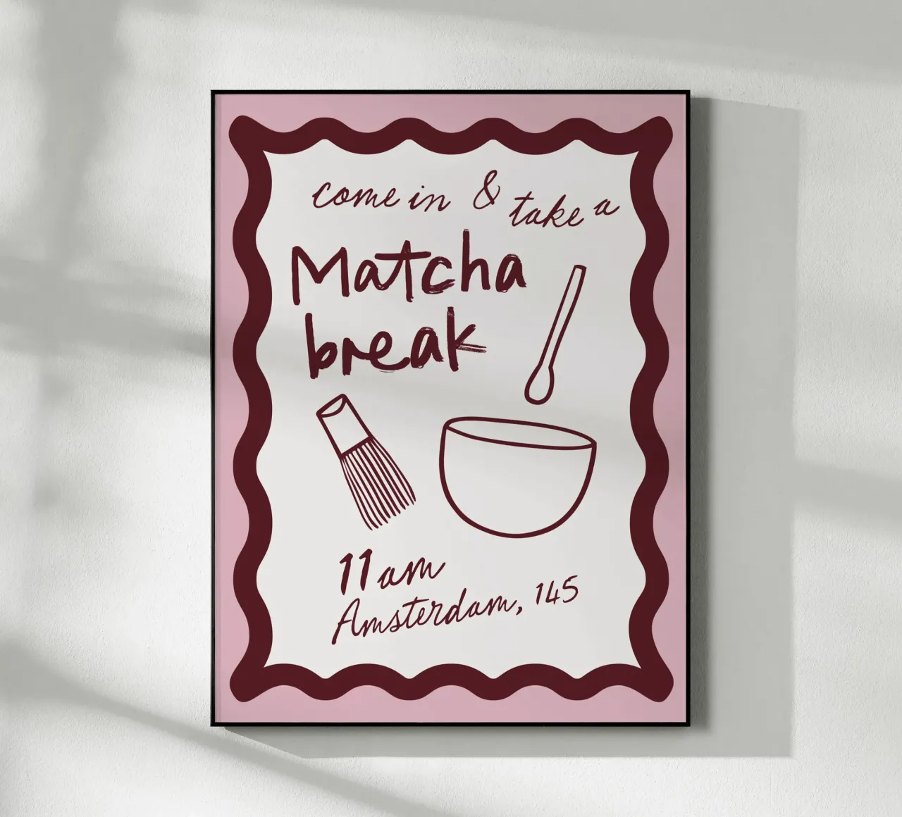 Matcha Break plexiglass da CSK DESIGN